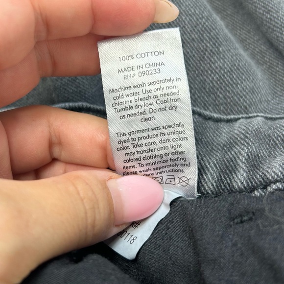 PACSUN Black Ripped High Rise Straight Leg Jeans Size 24 U - Picture 13 of 13